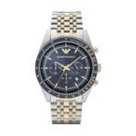 EMPORIO ARMANI BLUE & GOLD GENUINE MEN’S WATCH AR6088