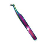 Professional Eyelash Extension Isolating Rainbow 6ASA Tweezers