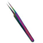 Professional Eyelash Extension Isolating Rainbow Pro Straight Tweezers