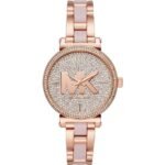 MICHAEL KORS MK4336 WOMEN’S SOFIE ROSE GOLD-TONE STAINLESS STEEL WATCH