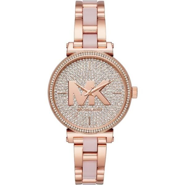 MICHAEL KORS MK4336 WOMEN’S SOFIE ROSE GOLD-TONE STAINLESS STEEL WATCH
