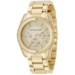 Michael Kors MK5166 Ladies Blair Chronograph PVD Gold Watch