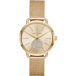 Michael Kors MK3844 Gold Tone Craystals Portia Ladies Watch