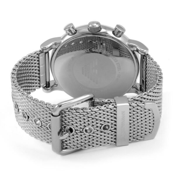 Emporio Armani Men's Watch Black Dial Luigi Mesh Strap AR1808 - Image 3