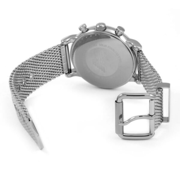 Emporio Armani Men's Watch Black Dial Luigi Mesh Strap AR1808 - Image 4