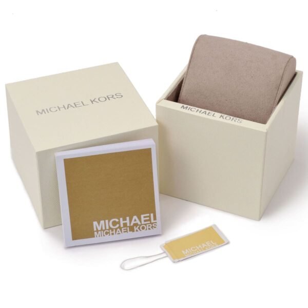 Michael Kors MK8366 Black Dial Silicone Strap Watch For Men - Image 4