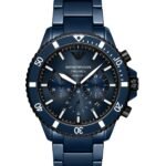 EMPORIO ARMANI Diver Mens Watch 43mm Blue MPN: AR70009