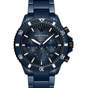 EMPORIO ARMANI Diver Mens Watch 43mm Blue MPN: AR70009