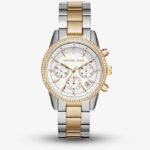 MICHAEL KORS Ladies Bryant Two Tone Chronograph Watch MK6474