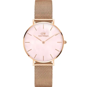 Daniel Wellington Petite Melrose Pearl Ladies Watch, DW 32mm Stainless Steel DW00100516