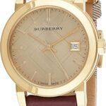 Burberry BU9111 Gents Red Leather Strap Watch