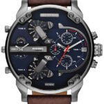 Diesel Mr Daddy Brown Leather Chronograph Mens Watch DZ7314