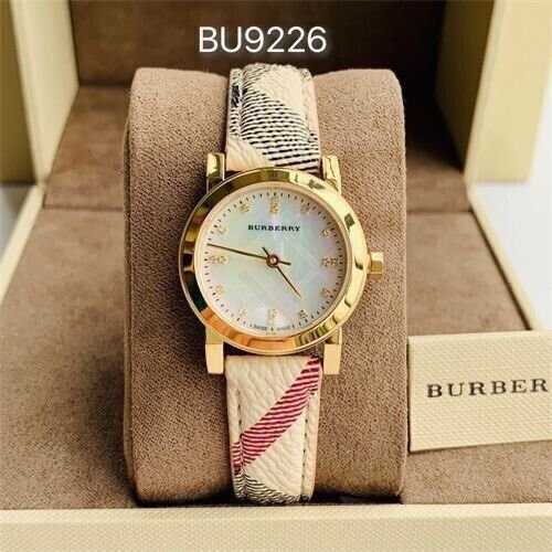 Burberry Ladies Watch The Classic City 26mm Diamond Yellow Gold BU9226 - Image 2