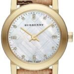 Burberry Ladies Watch The Classic City 26mm Diamond Yellow Gold BU9226