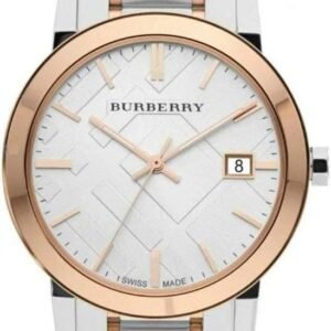 Burberry Unisex Watch The City 38mm Two Tone Rose Gold BU9006