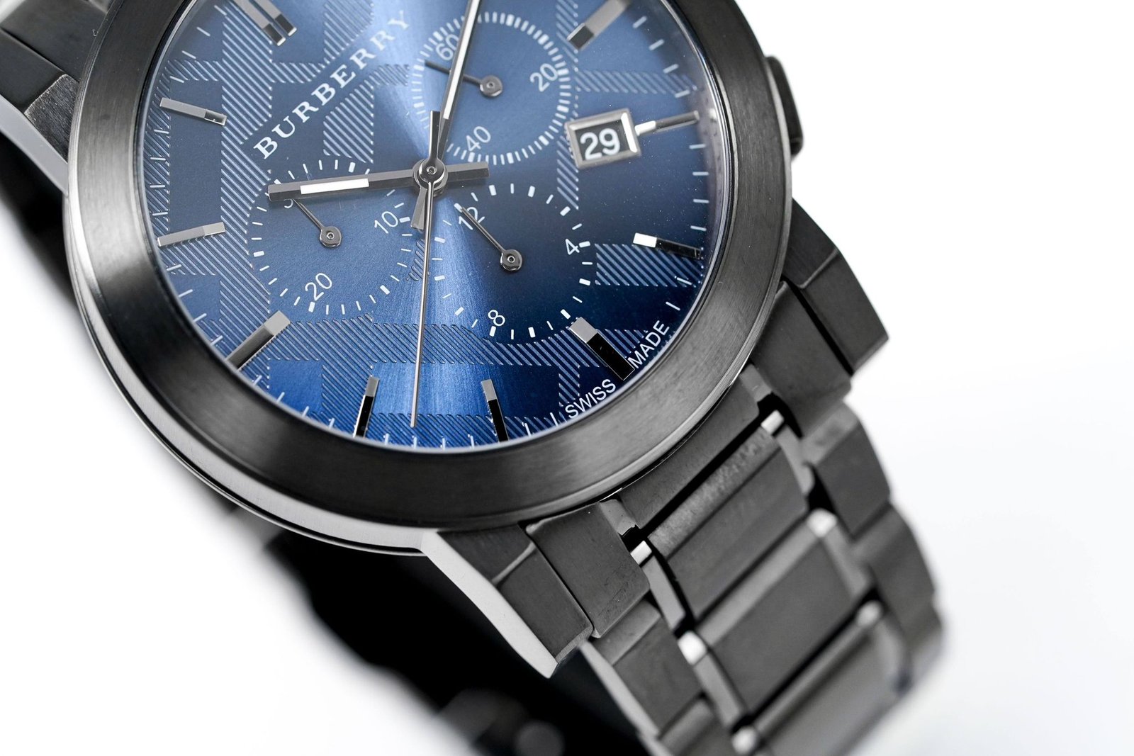 Burberry Men's Watch Chronograph The City 42mm Gun Metal BU9365 - Image 3