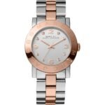Marc Jacobs Ladies AMY Rose Gold Watch MBM3194