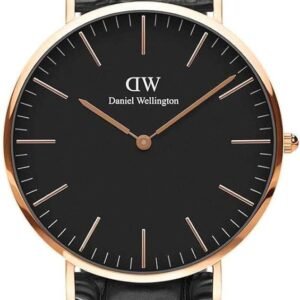 Daniel Wellington Classic Reading, Black/Rose Gold Watch, 40mm DW00100129
