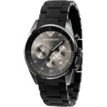 Armani AR5889 – Mens Sports Chronograph Silicone Accent Watch