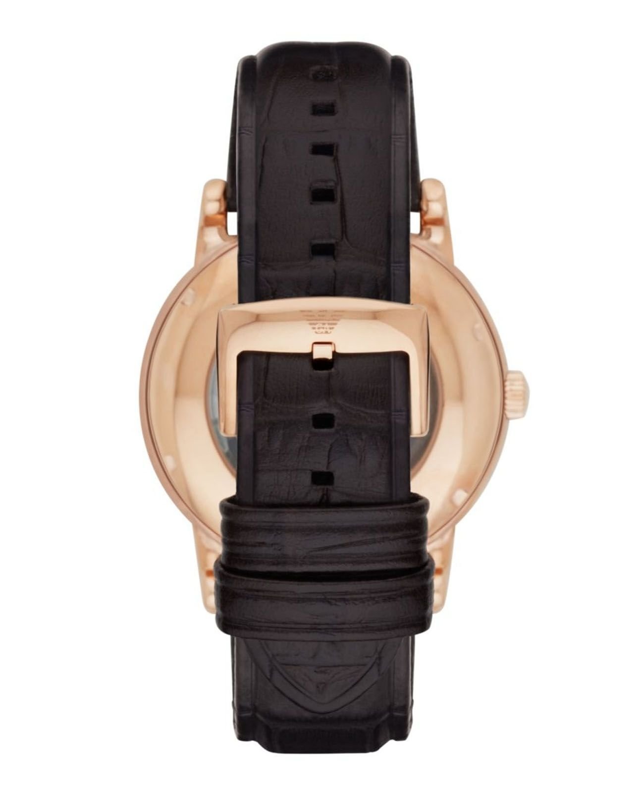 Emporio Armani Automatic Watch AR1983 Brown Leather Band - Image 2