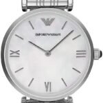 Emporio Armani Ladies Silver Watch AR1682