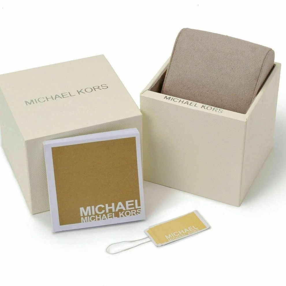 Michael Kors MK6363 Parker Two Tone Gold Pink Steel Ladies Watch - Image 4