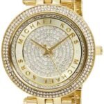 Michael Kors MK3445 Mini Darci Gold Crystal Pave Ladies Watch