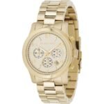 Michael Kors Chronograph Runway Gold Watch MK5055