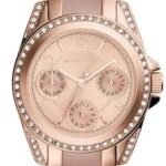 Michael Kors Ladies Mini Blair Rose Gold Watch MK6175