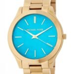 Michael Kors MK3492 Runway Blue Dial Stainless Steel Ladies Watch