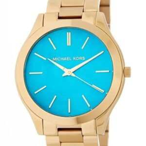 Michael Kors MK3492 Runway Blue Dial Stainless Steel Ladies Watch
