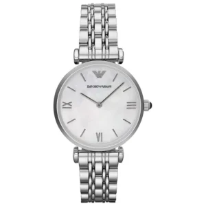 Emporio Armani Ladies Silver Watch AR1682
