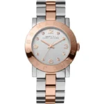 Marc Jacobs Ladies AMY Rose Gold Watch MBM3194