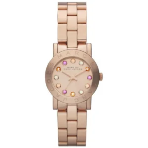 Marc Jacobs Ladies AMY Dexter Rose Gold Watch MBM3219