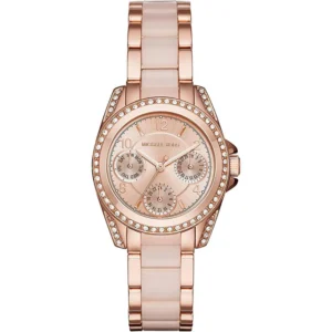 Michael Kors Ladies Mini Blair Rose Gold Watch MK6175
