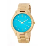 Michael Kors MK3492 Runway Blue Dial Stainless Steel Ladies Watch