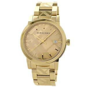 Burberry  Burberry BU9145 The City Gold-Tone Ladies Watch