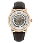 Emporio Armani Automatic Watch AR1983 Brown Leather Band