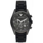 EMPORIO ARMANI AR5889 Mens Black Tazio Watch Emporio Armani AR5889