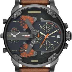 Diesel Men's Chronograph Watch Mr Daddy 2.0 Gun Metal DZ7332