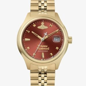 VIVIENNE WESTWOOD Little Camberwell Quartz 29mm Yellow Gold Tone Ladies Watch VV311RBGD