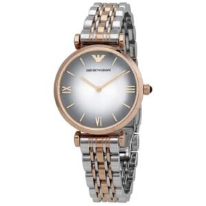Emporio Armani AR1725 Ladies Watch Gianni T-Bar Two Tone
