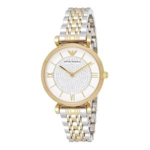 Emporio Armani AR8031 Ladies Watch T-Bar Gianni Two-Tone