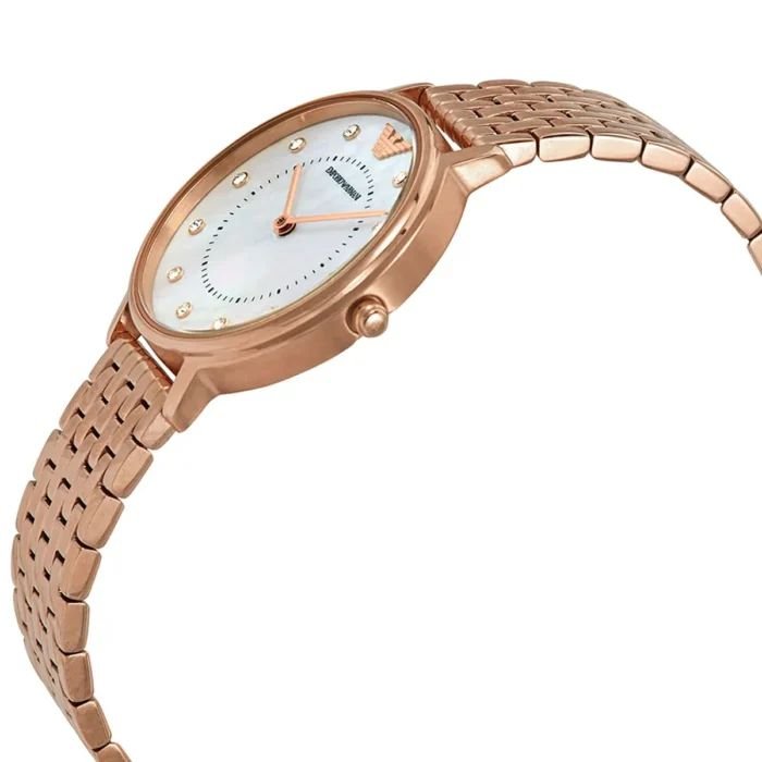 Emporio Armani AR11006 Rose Gold Ladies Watch - Image 3