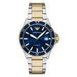 Emporio Armani World Explorer 42mm Stainless Steel and Yellow Gold Tone Men’s Watch AR11682