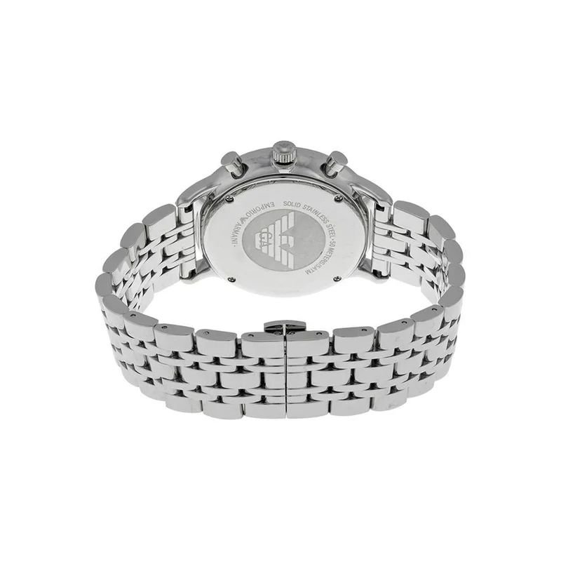 Emporio Armani Men's Silver Chronograph Watch AR80009 - Image 4