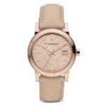Burberry Ladies’ Watch The City Check Rose Gold BU9014