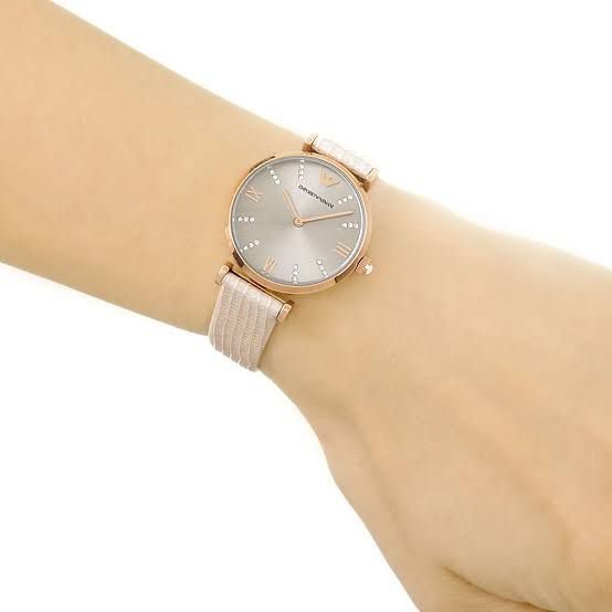 EMPORIO ARMANI Gianni T-Bar 32mm Ladies Watch AR1681 - Image 3