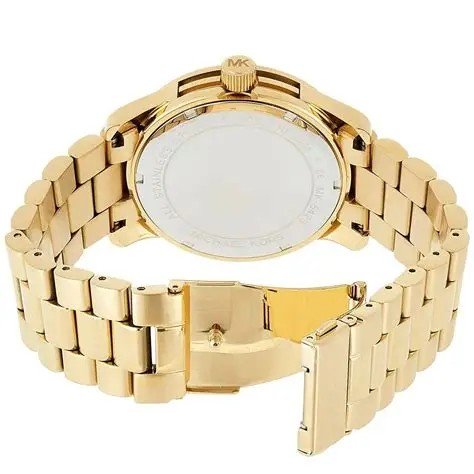 Michael Kors Runway XL Women's Gold-Tone Chronograph Watch MK5473 - Image 3