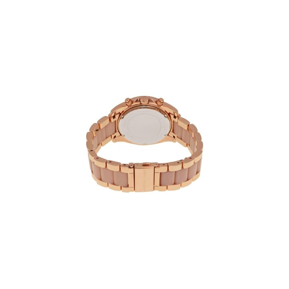 Michael Kors Blair Pavé Rose Gold-Tone Chronograph Watch MK5943 - Image 3